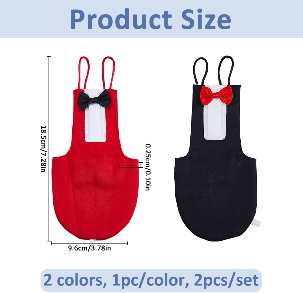 SUPERFINDINGS reusable bird flight suit kit containing two different colored nappies