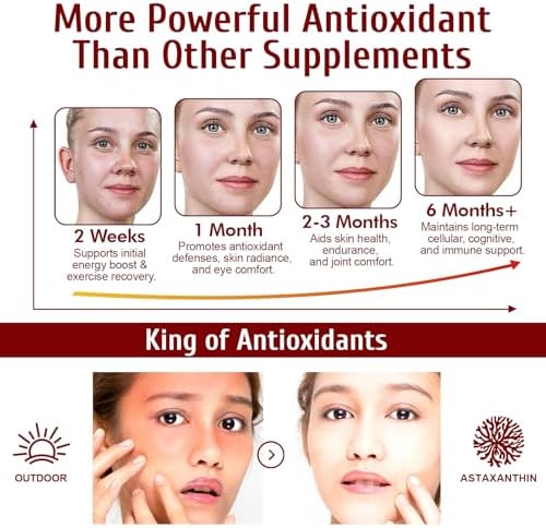 Vita-NuAge Nutrition Astaxanthin 120 softgels premium skin and joint protection vitamin