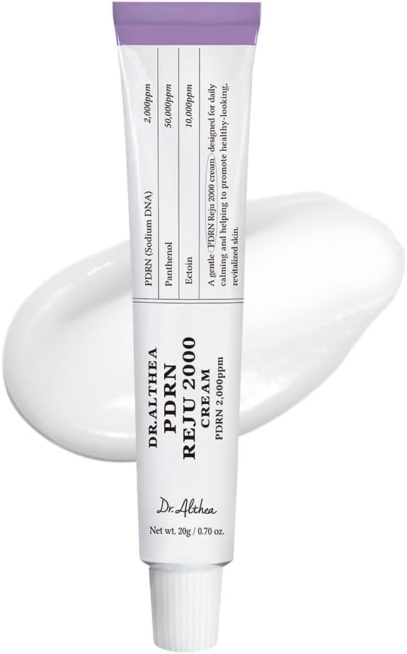 Dr. Althea PDRN Reju 2000 Cream front view packaging tube for skin barrier repair