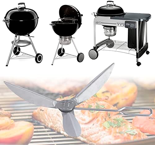 Durable steel damper blades for charcoal grill airflow regulation