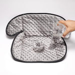 Black waterproof car seat liner non-slip backing