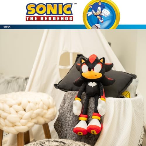 Franco Shadow The Hedgehog Plush Cuddle Pillow tag and official licensing details