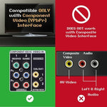 High resolution television connection cord for older home consoles.