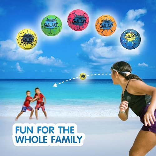 Wave Runner Galaxy Bounce Ball â€“ Water Skipping & Bouncing Ball for Pool, Beach & Lake | Soft Foam Skip Ball Toy for Kids 8+, Teens & Adults, Stocking Stuffer - Image 5