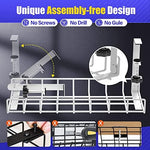 Xpatee no drill cord organizer tray highlighting the protective anti scratch mats on the adjustable metal C clamps