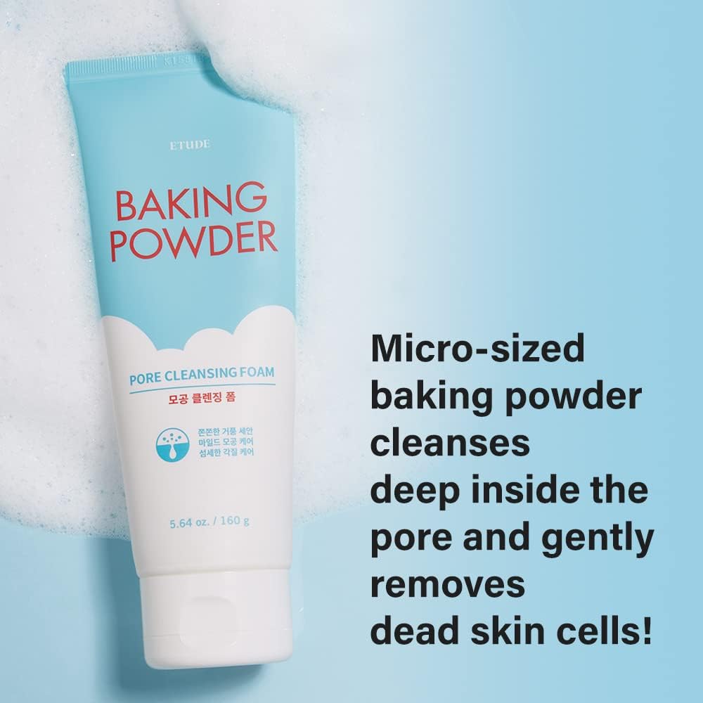 ETUDE Korean skincare face wash deep pore cleansing formula texture cream