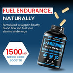 Ingredients label of Vitboost L-Arginine 90 count bottle
