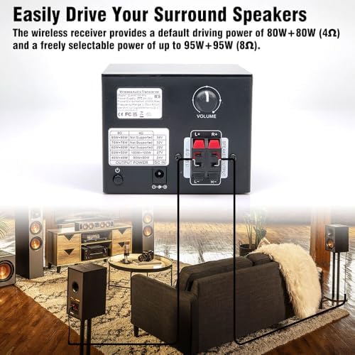 Nodelay eighty watt plus eighty watt wireless audio amplifier kit arranged cleanly on a modern tabletop