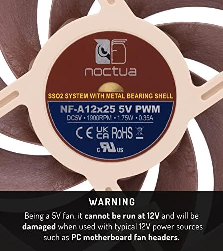 Premium five volt desktop fan showcasing integrated anti vibration corner gaskets