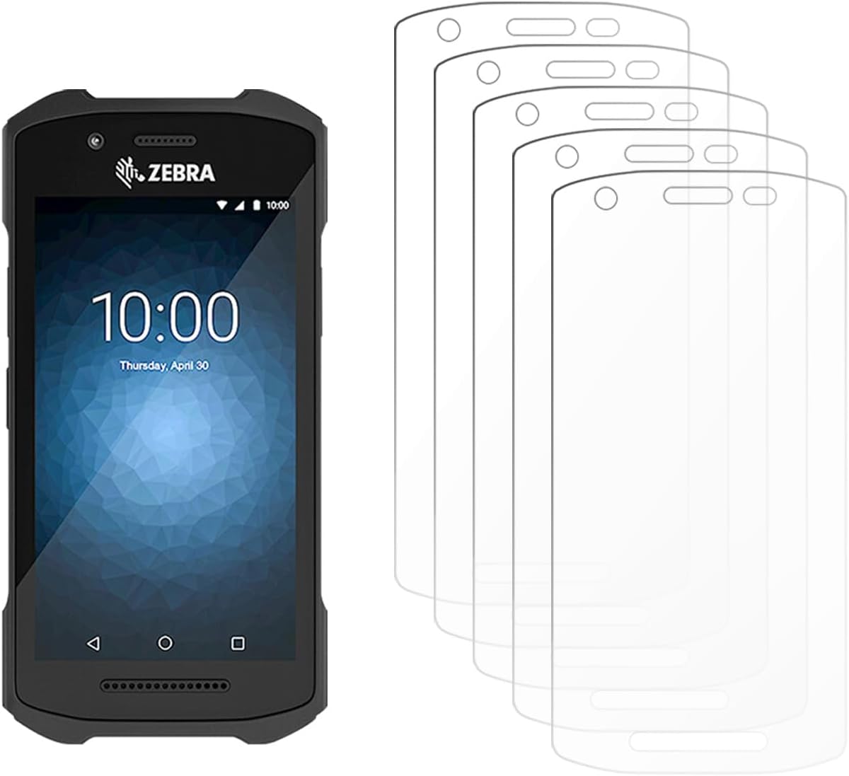 Scdiyeer 5pcs screen protector front view for Zebra barcode scanner