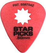 Cleartone Delrin guitar picks 12 pack packaging layout