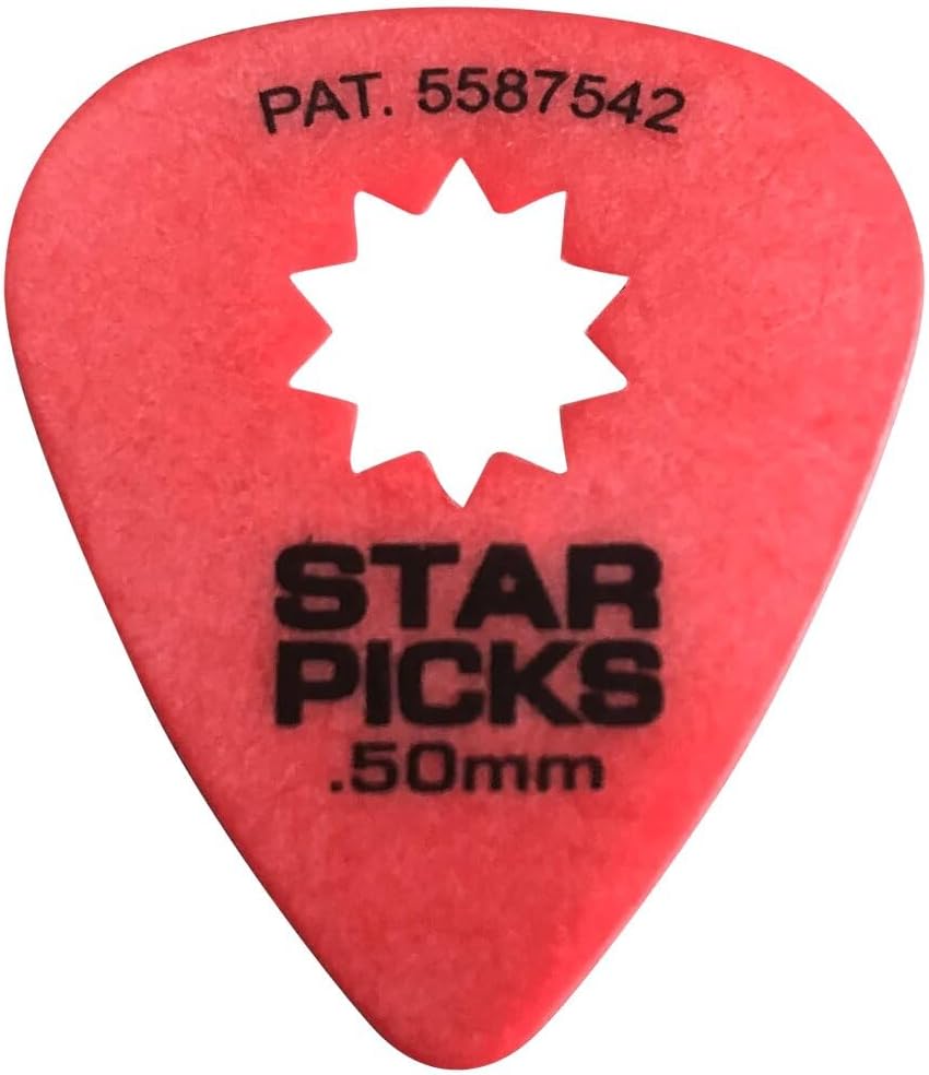 Cleartone Delrin guitar picks 12 pack packaging layout