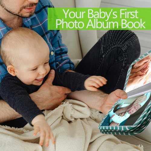 GPIRAL toddler memory book showcasing the colorful milestone stickers and vibrant inner pages.