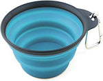 Dexas Pets Collapsible Travel Cup, Small/1 Cup Capacity, Light Gray - Image 15