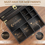 Shinlar baby memory box with acrylic photo display lid