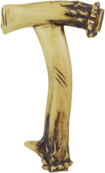 Multiple deer antler letters combined to spell a custom name on a wall