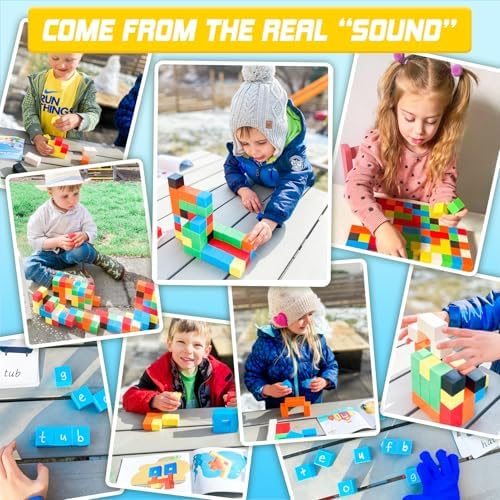 Toylogy large sensory magnetic cubes with the included idea booklet