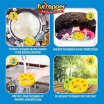 Authentic USA imported FURZAPPER packaging with two reusable laundry discs