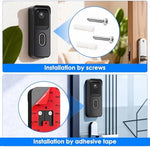 Adjustable security camera holder demonstrating the 45 degree to 135 degree horizontal angle rotation mechanism