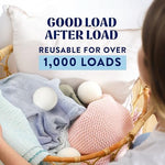 Authentic Cleancult imported wool dryer balls packaging and product