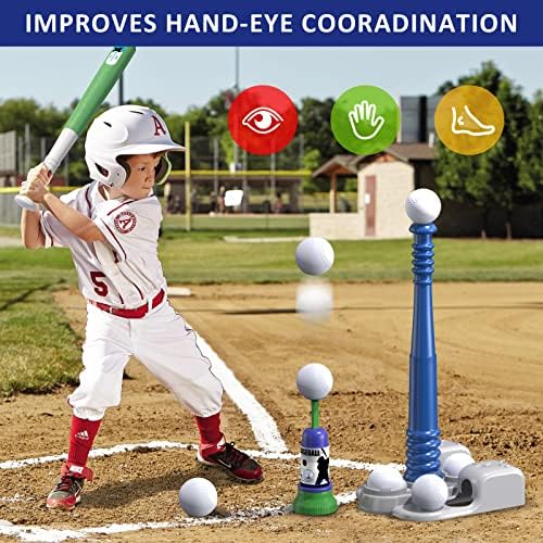 Components of Qdragon kids baseball sports toy set