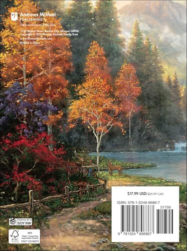 Thomas Kinkade Studios 2026 Monthly/Weekly Engagement Calendar with Scripture - Image 3