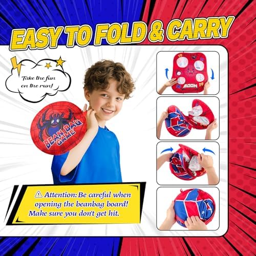 Family playing with Gadetouq backyard toss game