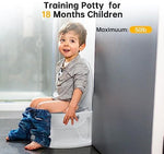 GarveeLife detachable potty trainer seat separated from the main portable base unit