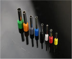 Multiple E1508 cable wire connectors laid out for electrical installation projects