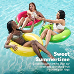 Watermelon design inflatable pool ring from Joyin