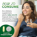 Best Naturals dietary supplement capsule size and texture