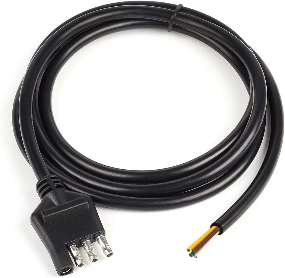 WOFTD 4-way trailer wiring harness front view connector