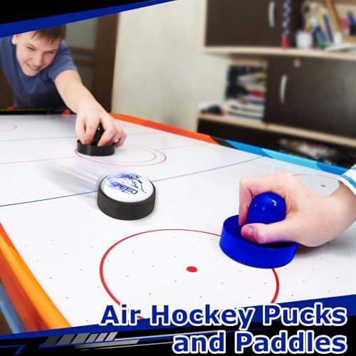 Six piece indoor tabletop hockey replacement set for family party games