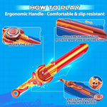 Detailed view of the Infinity Nado sword launcher for kids