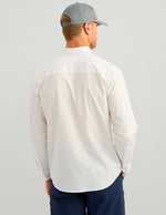 HUK solid long sleeve lifestyle apparel shot