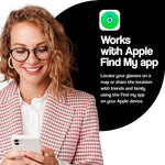 Orbit smart eyewear tracking module showing slim rechargeable design