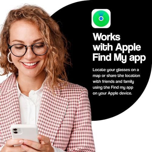 Orbit smart eyewear tracking module showing slim rechargeable design
