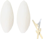 Emours imported pet cuttlefish bone twin pack ideal for bird and reptile enclosures.