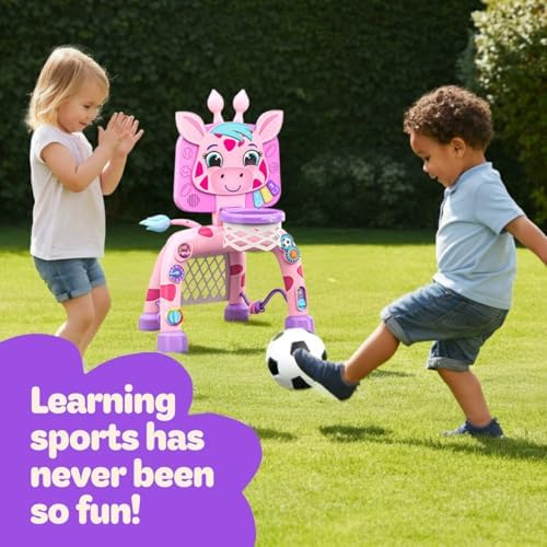 Move2Play Giraffe activity center showing spinning gears and twirling tail details