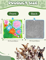 Qxsnuvvlg snuffle mat for dogs non-slip bottom fabric