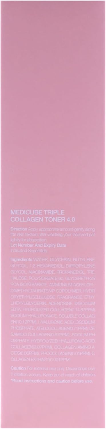 Medicube Triple Collagen Toner lifestyle dewy glow look