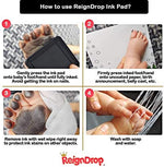 Smudge proof archival ink pad for capturing newborn handprints