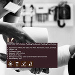 Hospora 100 percent natural cotton undercast padding roll showing high breathability texture