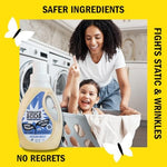 Natural laundry softener for sensitive skin with essential oils and non toxic ingredients.
