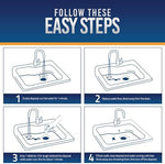 CleanHike 24 count garbage disposal cleaner box back view