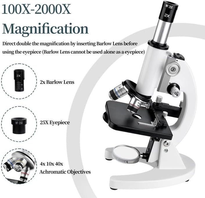 Close up of Yoncoux microscope achromatic objective lenses