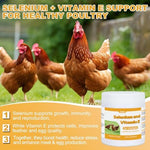 BiKontrun chicken muscle support powder showing mixing instructions text
