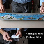 Preserved twenty four by thirty inch jigsaw puzzle held vertically without breaking