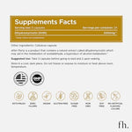 Fuller Health After Party supplement glass bottle layout highlighting the non-gmo and zero fillers certifications