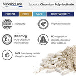 Superior Labs metabolic health supplement bottle cap and sealing for purity verification.